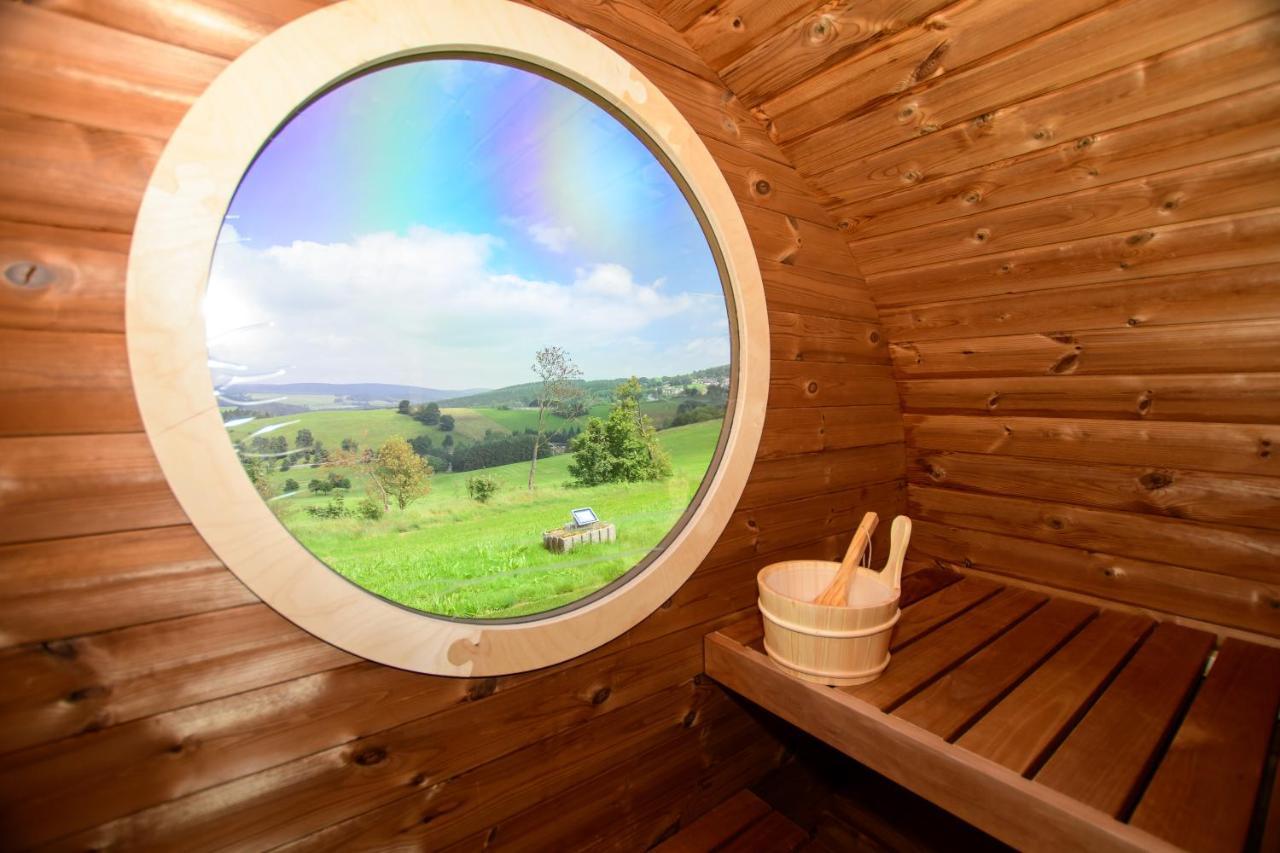 Panorama Berghotel Wettiner Hoehe Зайфен Екстериор снимка