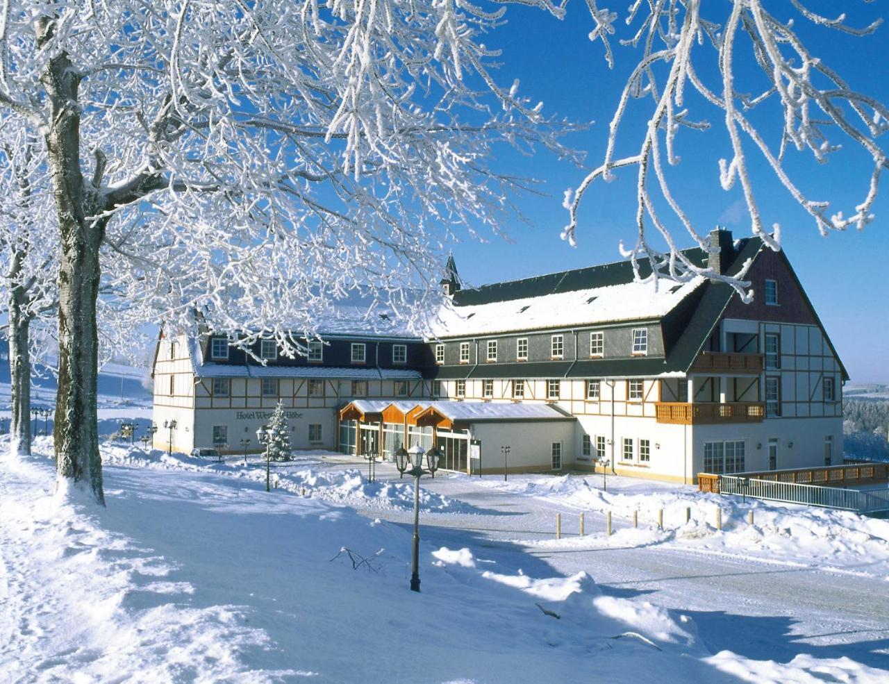 Panorama Berghotel Wettiner Hoehe Зайфен Екстериор снимка